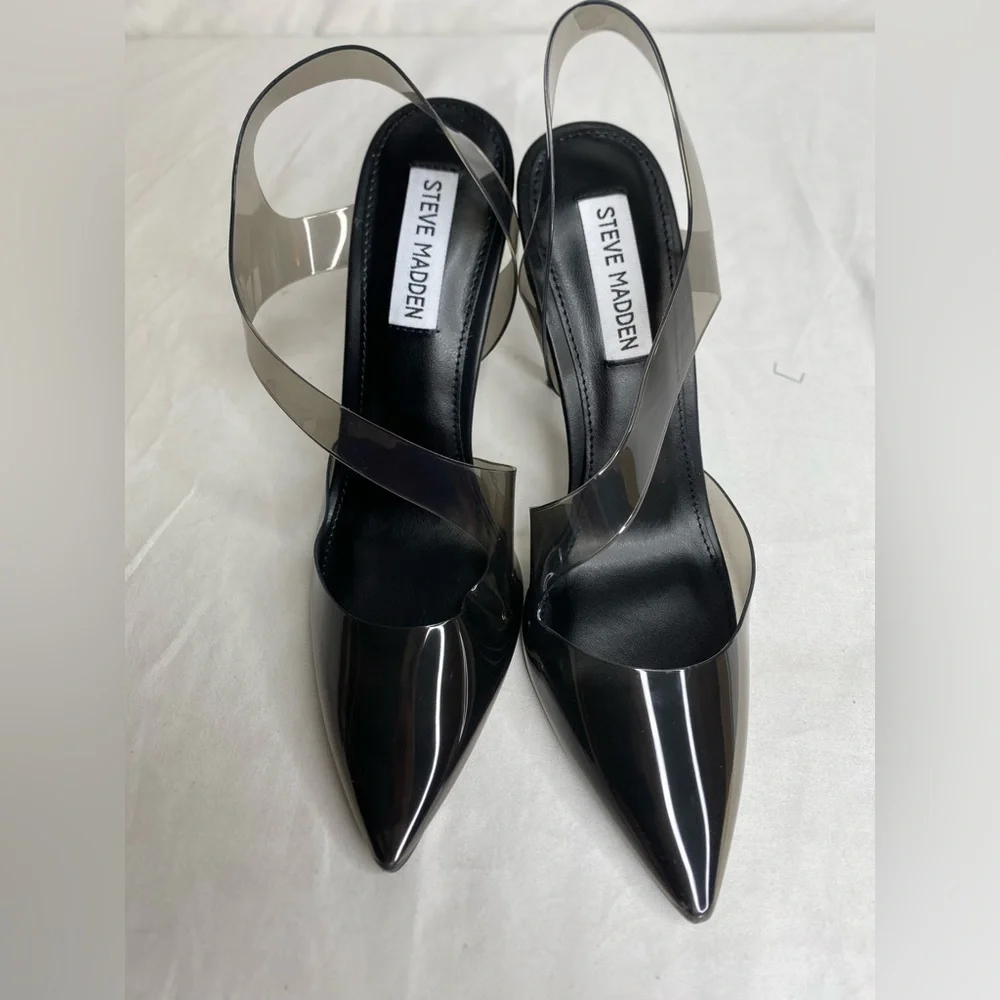Steve Madden Women's Vienne Black Heeled Sandal New With Box - Picture 11 of 11